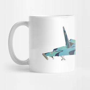 Su-27 Russian Jet Fighter Mug